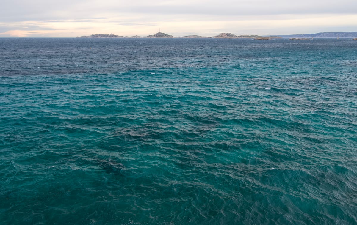 Shades of Mediterranean blue